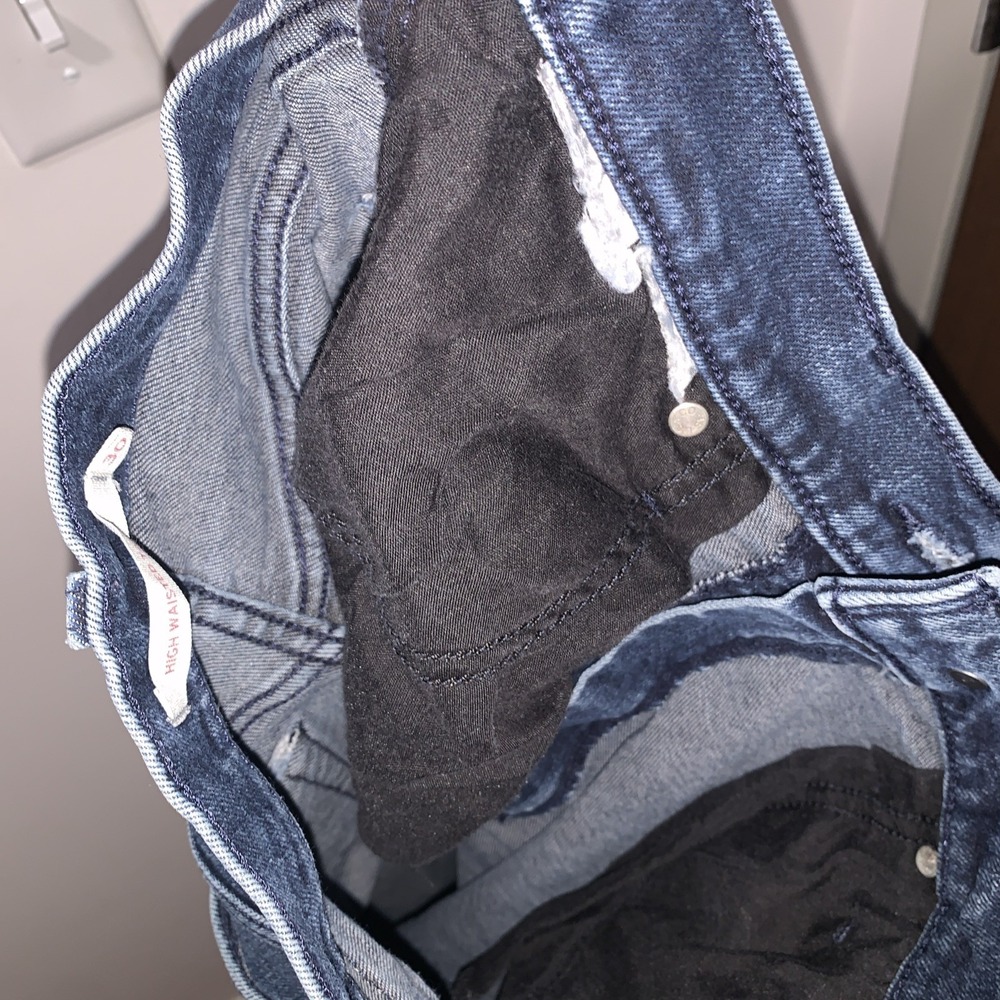 Women's Levi's High Waist Taper Size 30 Denim Stretchy Jeans Curvy Jeans Skinny - Picture 7 of 8